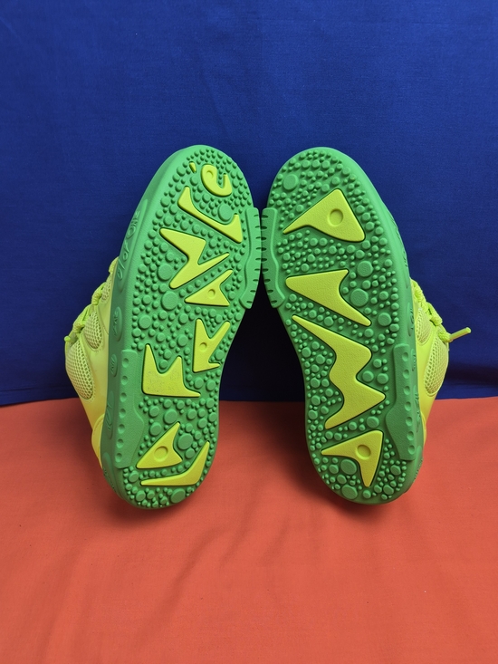 Puma LaFrancè Assist Neon Yellow and Green Athletic Sneakers main image 12